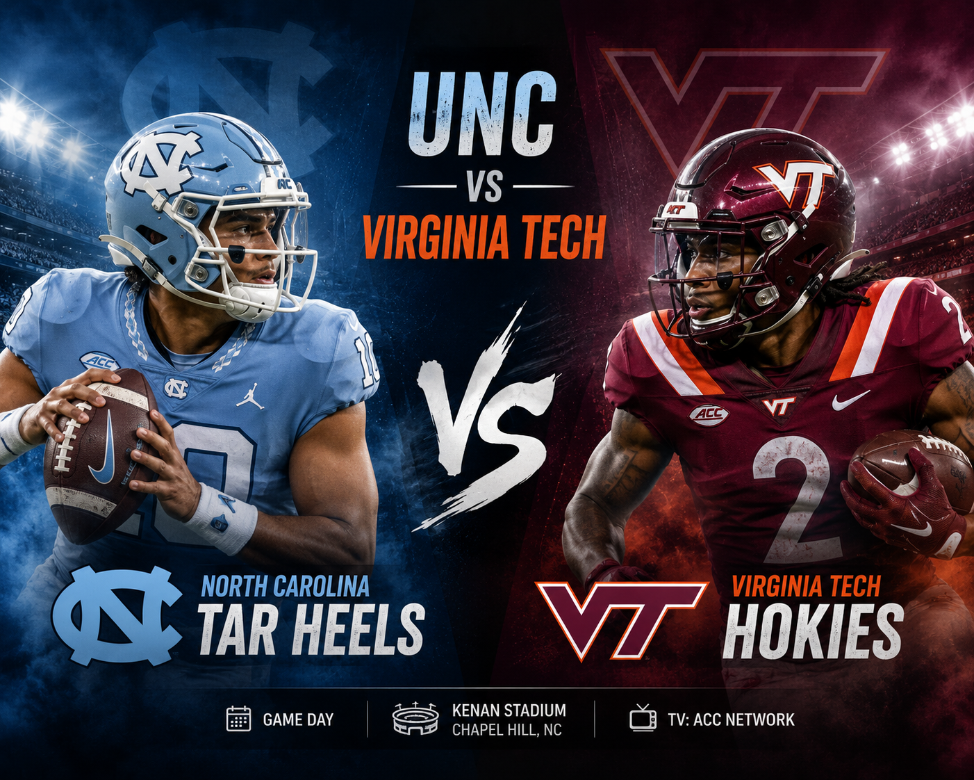 UNC vs Virginia Tech Football: History, Epic Rivalry, and Game Stats